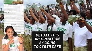 NYSC online Registration form Requirement