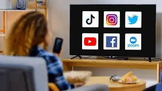 Enjoy Apps like: TikTok, Instagram, Twitter, YouTube, Facebook & Zoom on your big screen