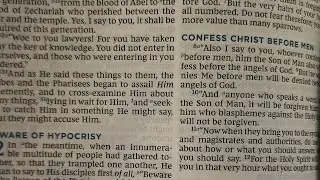 Gospel According to Luke Ch 12: 1-12 Pray, Read, Discuss!