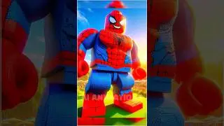 Spider-Man Transformation into LEGO?! Spiderman vs Sonic vs Ironman #spiderman #sonic #ironman