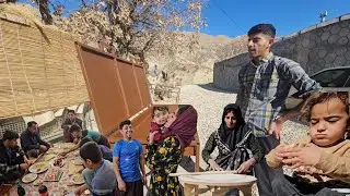 🔥 Baking local bread with Masoumeh and Sara | Master's barbecue grill and the taste of authentic lif