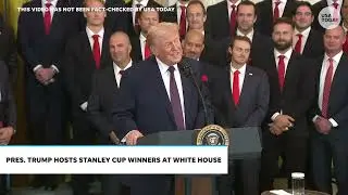 Trump welcomes 'incredible' Florida Panthers to White House for second straight Stanley Cup win