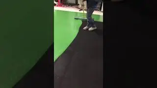 Pickleball court. 1 color coat