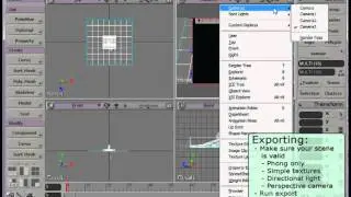 WebGL Export plugin for SoftImage part 2 - exporting scene