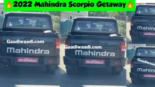 2022 Mahindra Scorpio Getaway pick up truck spied testing | Full Details | New Scorpio Getaway