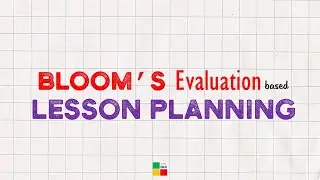 Bloom's evaluation approach of lesson planning || tsin-eng