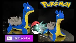 Pok&eacute;mon ClayArt: Lapras | Watertype Pok&eacute;mon