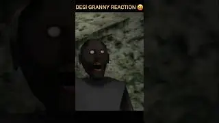 DESI GRANNY REACTION  ON HORROR GAME 😂 |rasiyan_0.2gamer| #shorts
