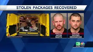 Roseville PD: 2 arrested in connection with tailgate, package theft