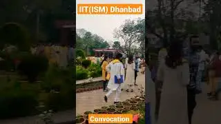 Convocation in IIT😍 || IIT(ISM) Dhanbad || Seniors🔥  #iit #iitians #ism #dhanbad #shorts #trending