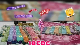 Gifting sarees at lowest price 😮 @RajshreeSilk #saree 