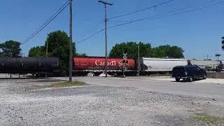 NS DC To AC Unit Leads a Train Out Of Moorman Yard