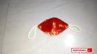 1 year baby mask cutting n stitching