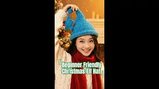 Easy Crochet Elf Hat#crochet #DIY #CrochetForBeginners #ChristmasCrochet #Fairycore #HandmadeGift