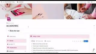 Student Notion Planner Academic Tutorial #notionforstudents #notiontutorial