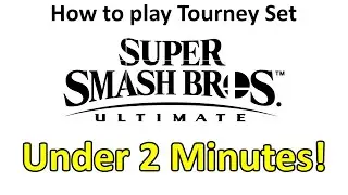 Beginner Guide How to play Smash Bros Ultimate Tourney Set