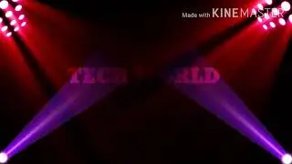 Dj light editing video kine master || Tech world name editing || Tech world ||