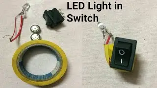 How to make a Small Mini Torch Light at home!! Fix LED Light in the Switch