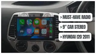 Необходимый аксессуар: 9-дюймовая автомобильная стереосистема HYUNDAI I20 2011 года с поддержкой Apple CarPlay и камеры Full HD