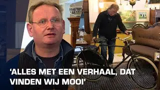 Fongers fiets van wijlen stadshistoricus Beno Hofman voor 1.500 euro verkocht