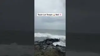 Tanah Lot Temple 🛕 Bali &mdash; where faith meets the sea 🌊 #TanahLot #BaliTemple #viral#bali#shorts