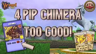 Wizard101: MAX BALANCE PvP (140): 4 Pip Chimera Is JUICY!