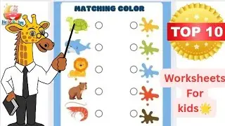 Worksheets for Nursery | DIY Worksheets for Kindergarten | Preschool | Learning Videos for kids