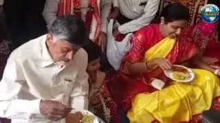 AP CM Chandrbabau Naidu, Family Members Worship Goddess on Indrakeeladri | Overseas News