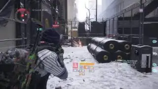 Tom Clancy's The Division - Alpha bridge with mp7 gameplay