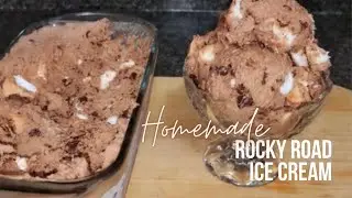 How to Make Homemade Rocky Road Ice Cream || Easy and Delicious Recipe || @supermomcanada