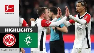 G&ouml;tze Brings The Win! | Eintracht Frankfurt - Werder Bremen 1-0 | Highlights | MD 11 &ndash; Bundesliga