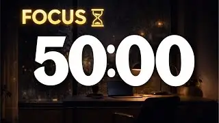 Pomodoro Timer &ndash; 2 Hour Deep Focus (50/10)