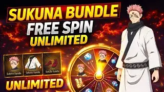 NEW SUKUNA BANDLE FREE SPIN | UNLIMITED FREE SPIN | FREE GOJO BUNDLE, FIST, GROJA SKIN || FLASH FF