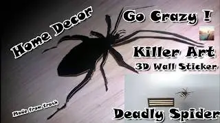 Spider Art || Deadly spider || Home decor || 7 min art by the techy deepak