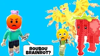 A Menina Que APANH0U Por Causa De Brainrots - História Roblox 