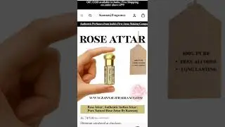 100%Pure Rose Attar By Kannauj #essence #attar #beauty #kannauj #perfume #fragrance