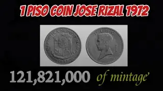 1 PISO COIN 1972 JOSE RIZAL VALUE UPDATE