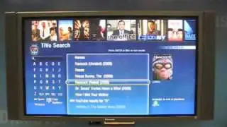 Tivo Search Functionality Walk Through CES 2009