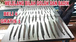 🔴Stok Terbatas Panre Tutu Melelang Khusus Bilah Golok Pamor Dan Bilah Badik Malelah Beli 4 Gratis 1
