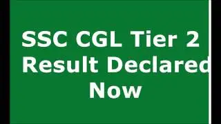 ssc cgl notification 2017 - SSC CGL Result Has been Declared Now