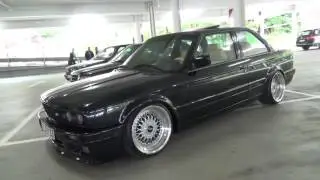 BMW 3Series E30 Coupe Black Shadowline BBS Wheels @ Turboday 3.0