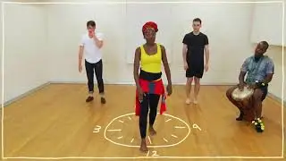 Five( ish ) Minute Dance Lesson  African Dance Lesson 3 || Dancing on the Clock | Top video