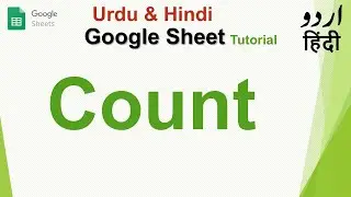 Count and CountA in Google Sheet