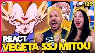 REACT DRAGON BALL Z EPIS&Oacute;DIO 129 [SAGA DOS ANDR&Oacute;IDES] VEGETA SE TRANSFORMA EM SSJ PELA PRIMEIRA VEZ
