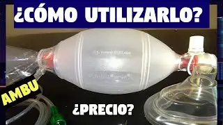 VENTILACI&Oacute;N CON AMBU (RESUCITADOR MASCARILLA-BOLSA-RESERVORIO) | ambu spur ii adulto| UNBOXING