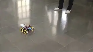 Mecanum wheel 3D robot . G Rupika student from 11 class , Mathakondapalli model school Hosur