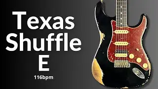 Classic Groove Texas Blues Guitar Backing Track in E | Upbeat Shuffle Jam