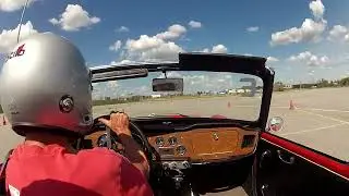 1964 TR4 Autocross Test & Tune