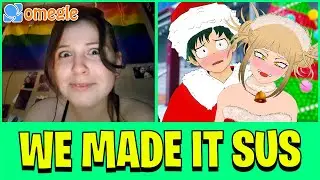 Omegle, but Deku and Toga make Christmas SUS... (VRChat VR)