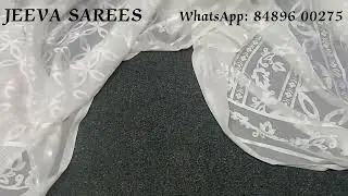 White Garden Vareli Brasso Sarees ❤️ (30.11.25)
